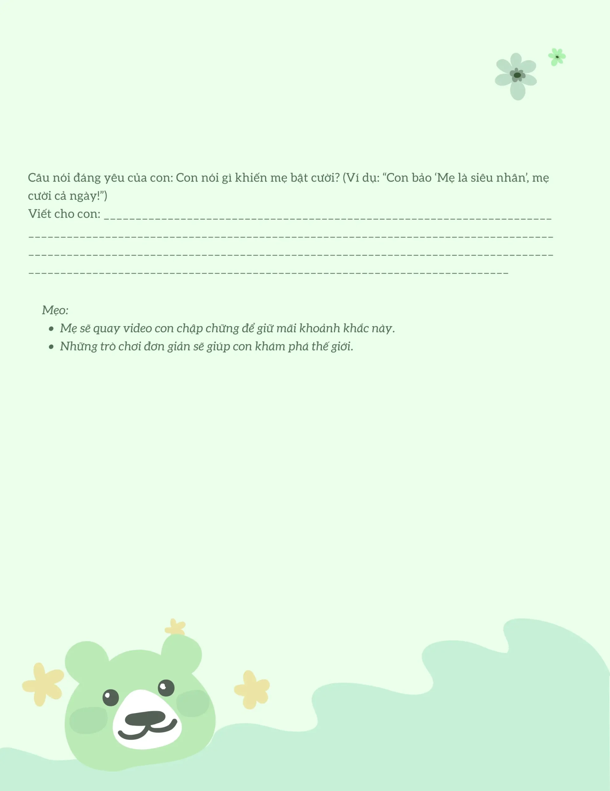 Cách viết nhật ký cho con [Có template mẫu]