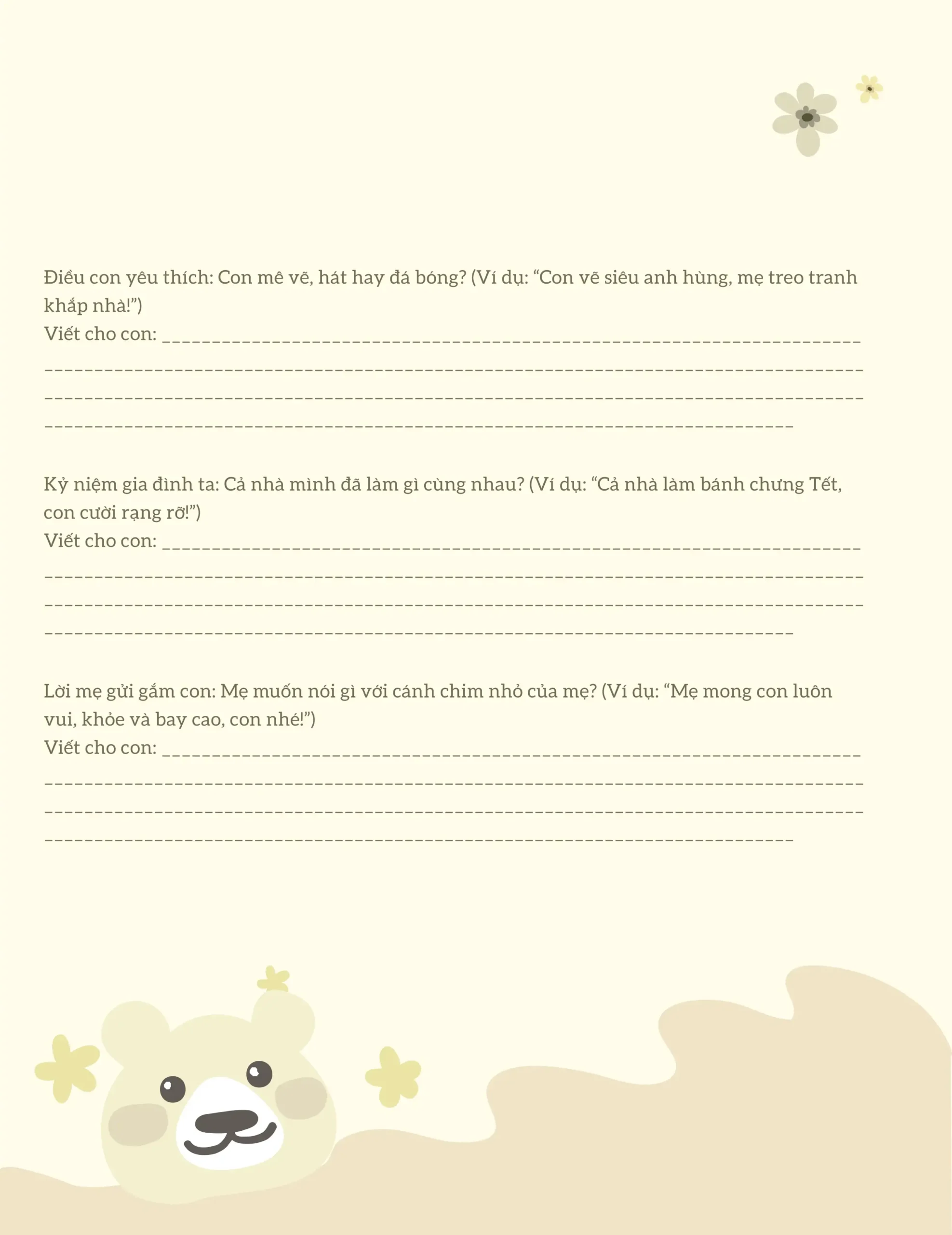 Cách viết nhật ký cho con [Có template mẫu]